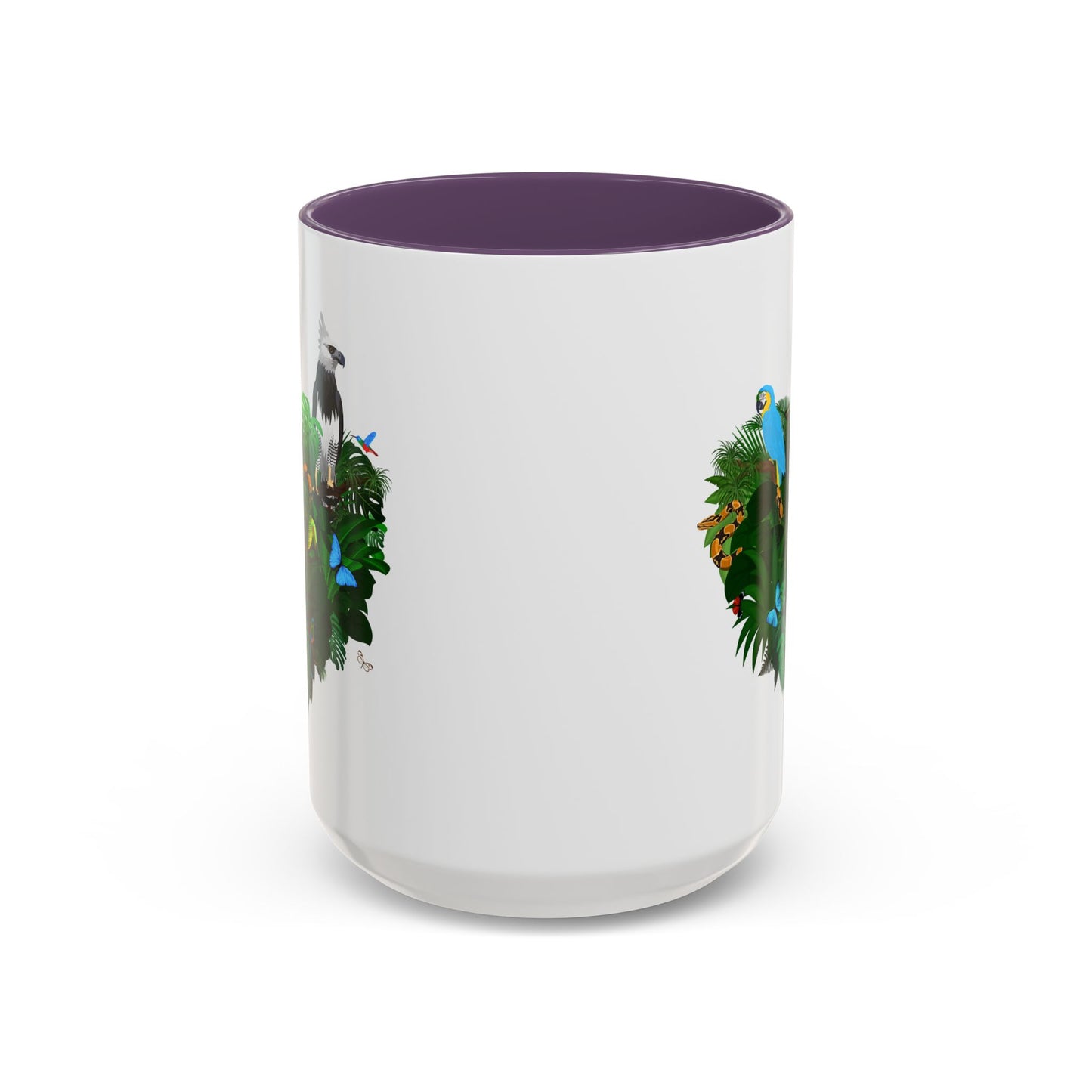 Accent Coffee Mug | Tropical-Inspired Drinkware / Rainforest Love