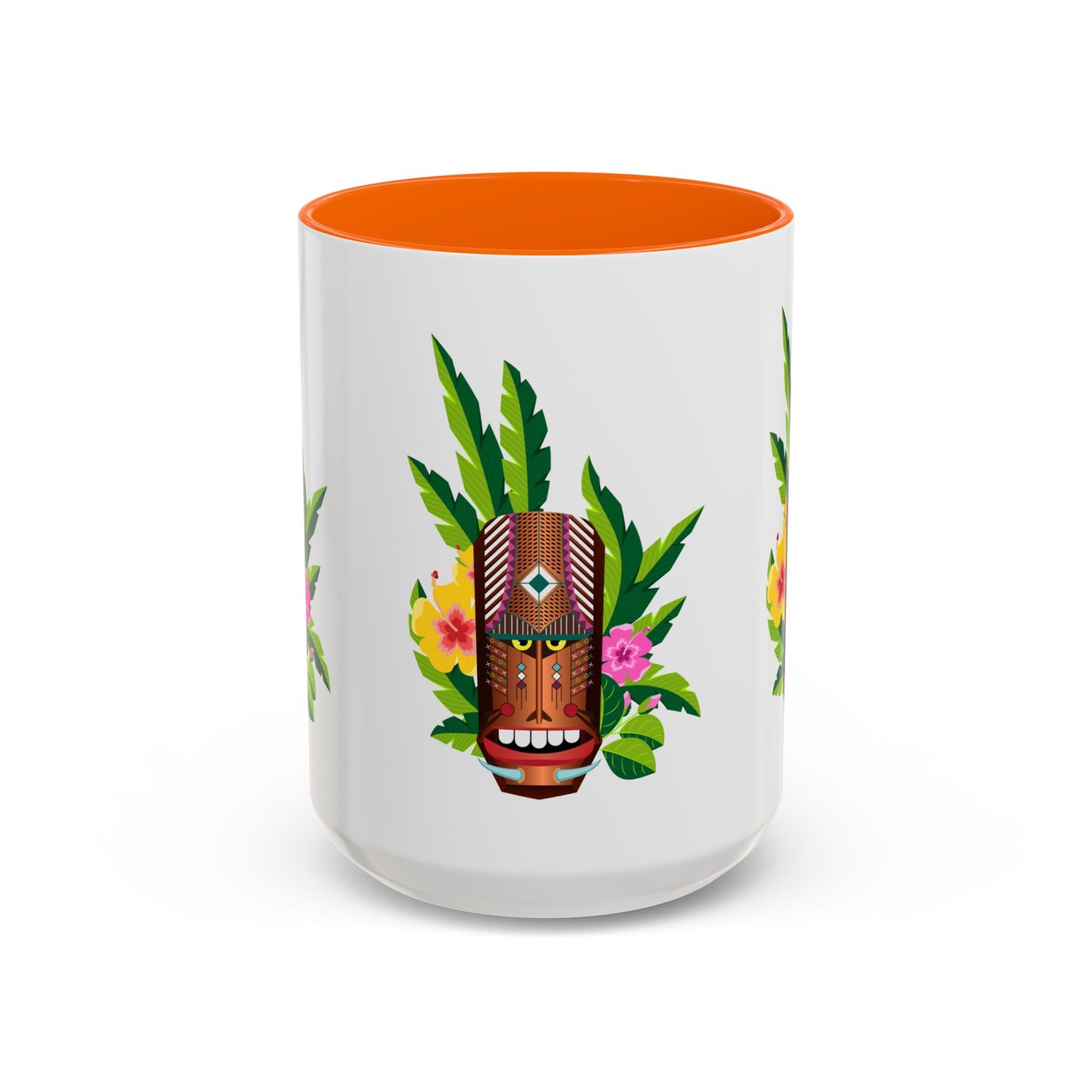 Accent Coffee Mug (11, 15oz), 8 Colors - Tiki Boss Loika