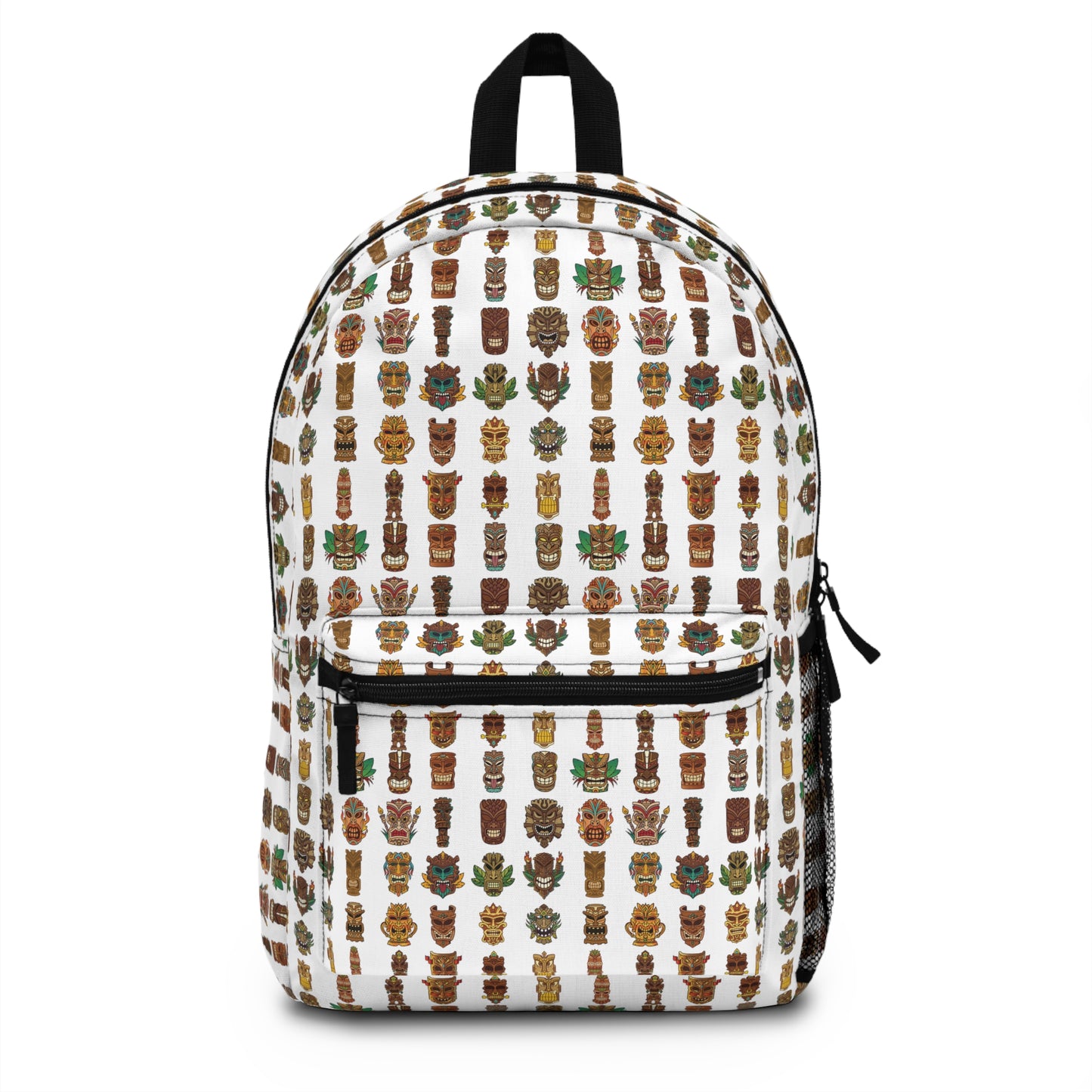 Tropical Backpack  / Tiny Tiki Dudes, White