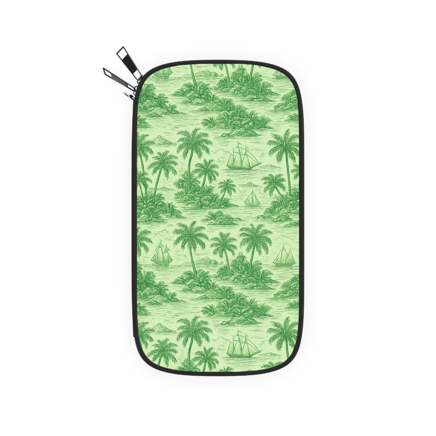 Passport Wallet – Perfect for Travelers & Adventurers / Faraway Toile, Green