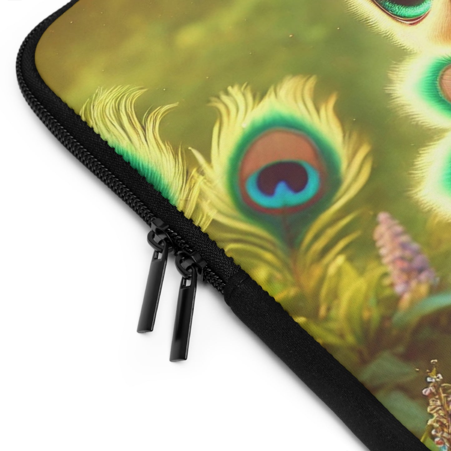 Tropical Laptop Sleeve, 5 Sizes - Perfect for Rainforest Lovers & Students / Baby Peacock
