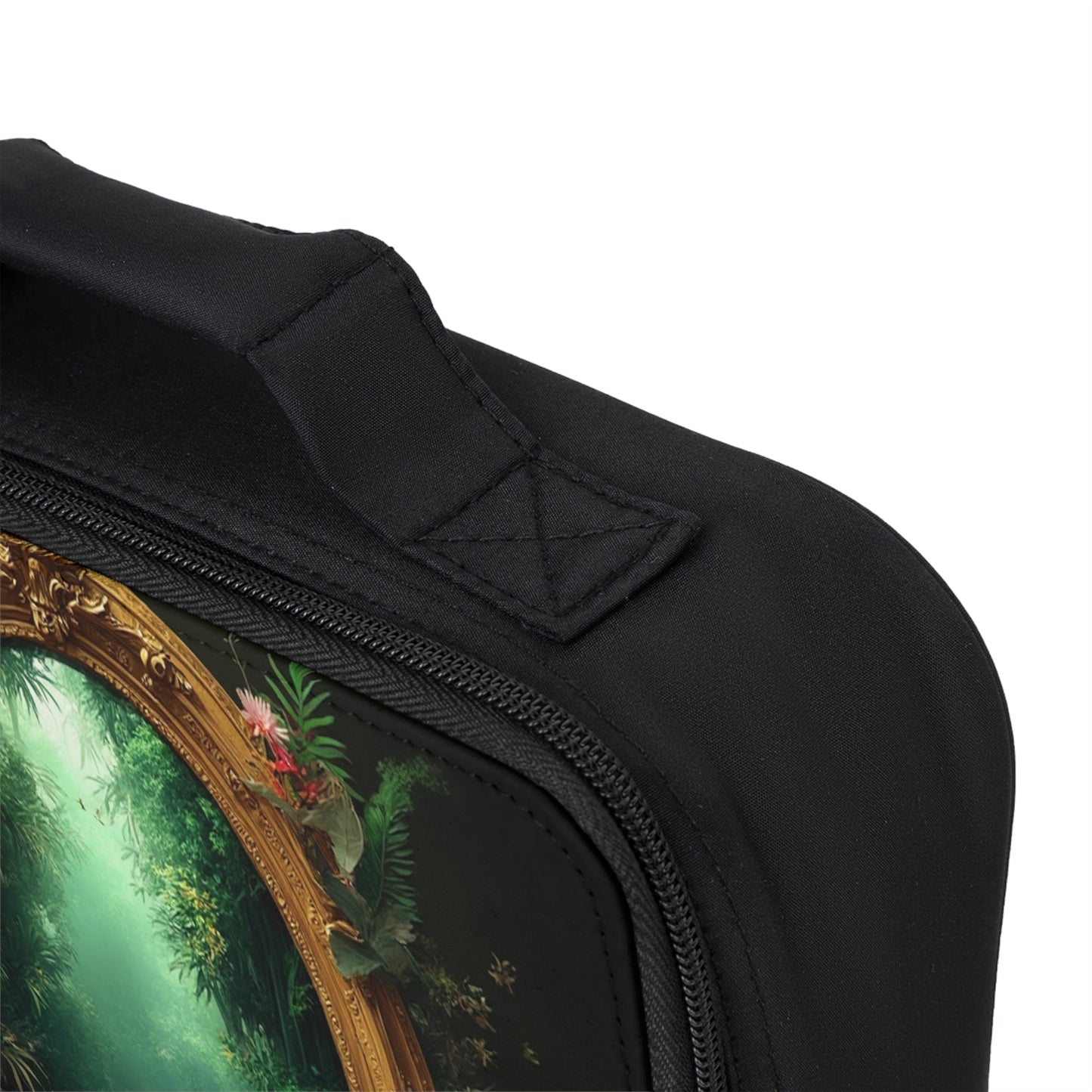 Golden Portal to Paradise Lunch Bag - Eco-Friendly Insulated Tote, Adult and Child Lunchbox / Perfect for Picnics, Beach Outings