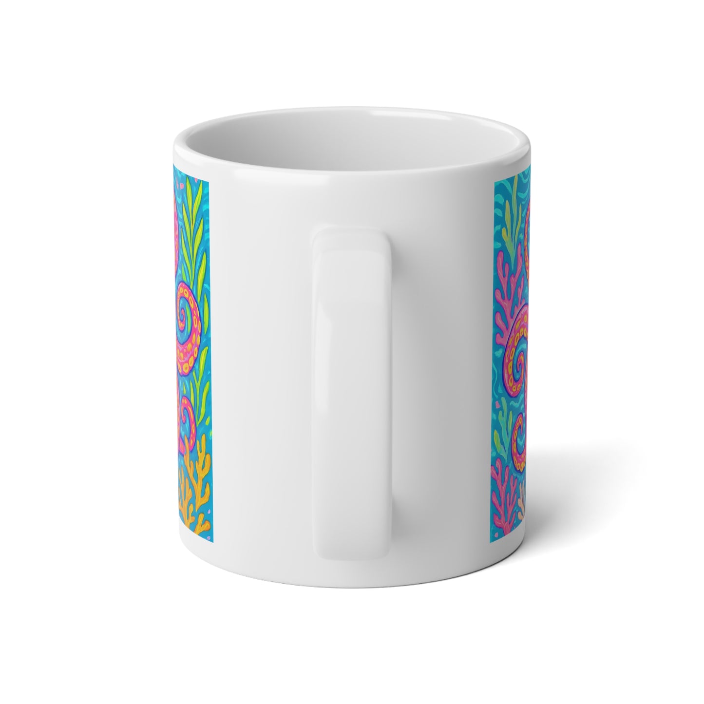 Jumbo Mug, 20oz, Octopus Kraken Joe | Tropical Coffee Cup