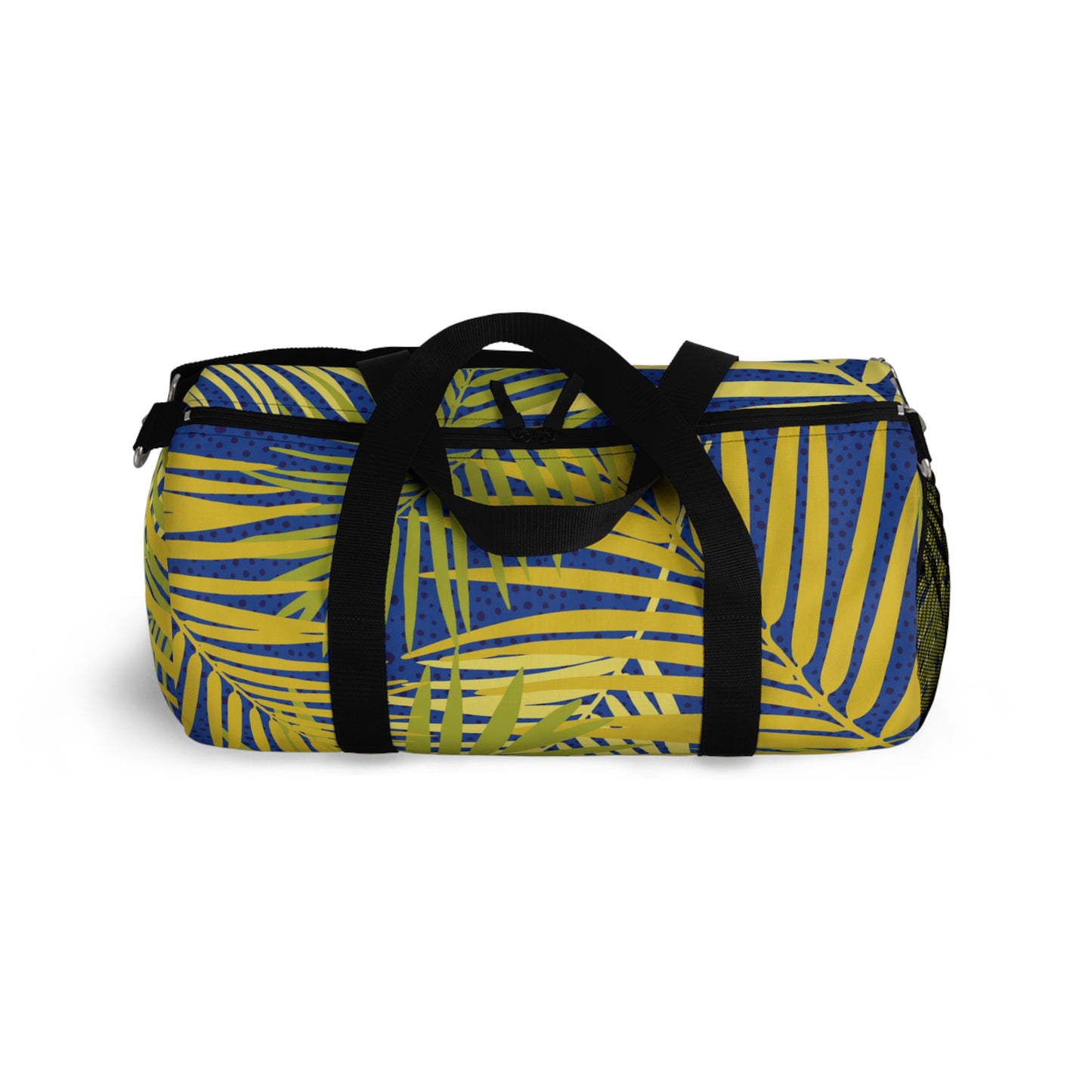 Tropical Rainforest Duffel Bag - Perfect for Travel and Gym / Gold Palms