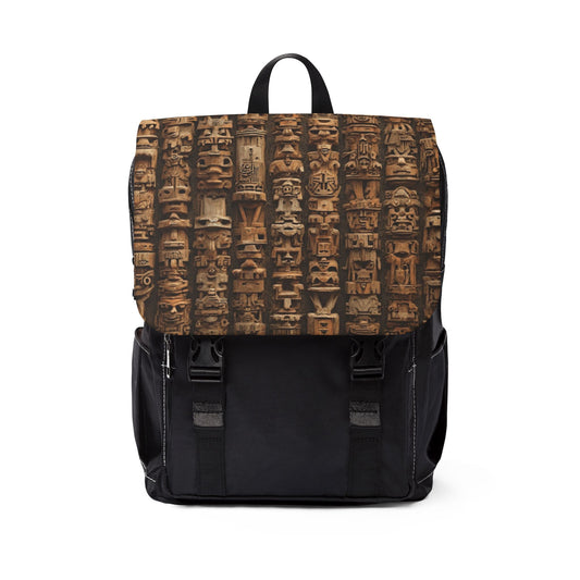 Ancient Tiki Totems Casual Backpack - Perfect for Everyday Adventures