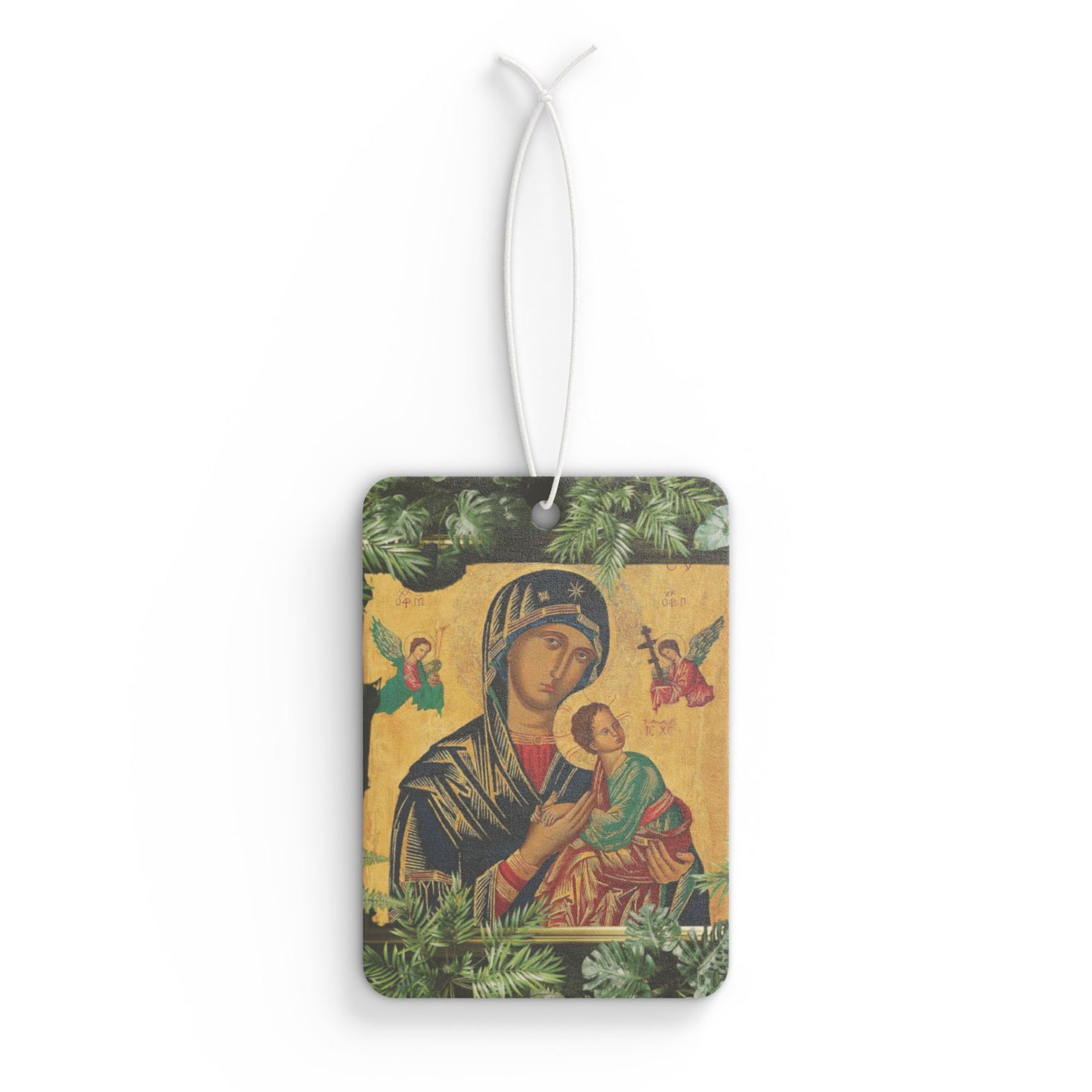 Car Air Freshener - Tropical Our Lady of Perpetual Help, Religious