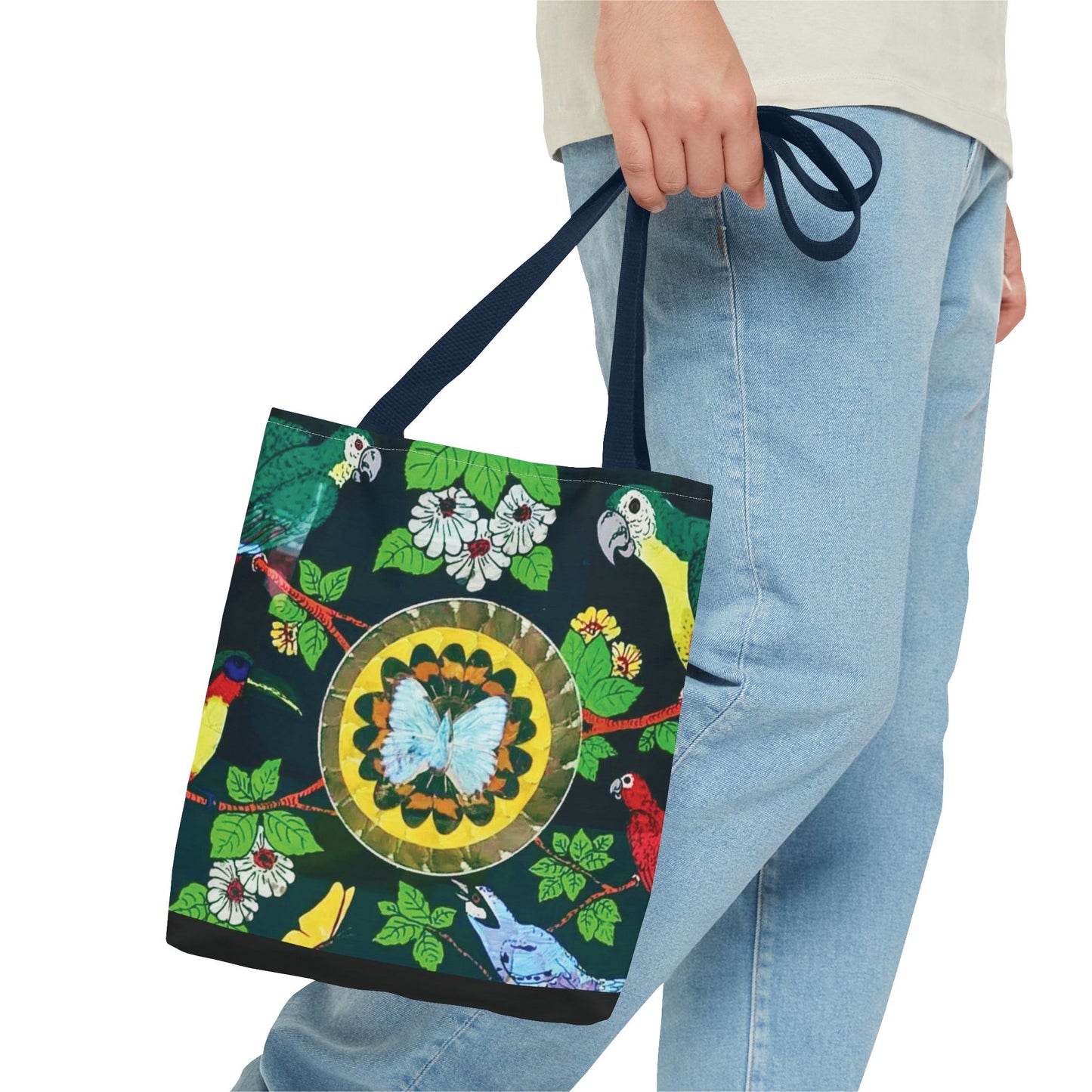 Parrots & Butterfly/Real Wings Tote Bag - 3 Sizes