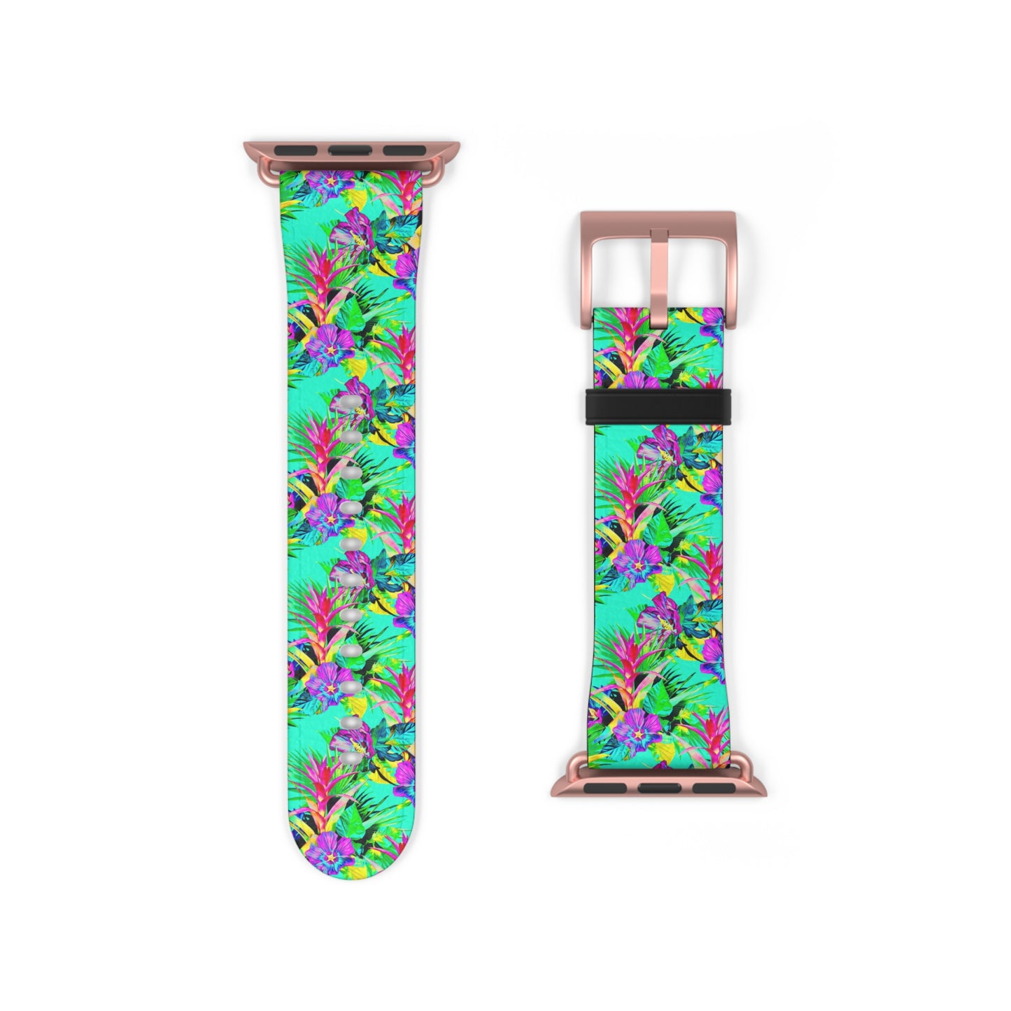 Apple Watch Band - Plant Palooza, turquoise