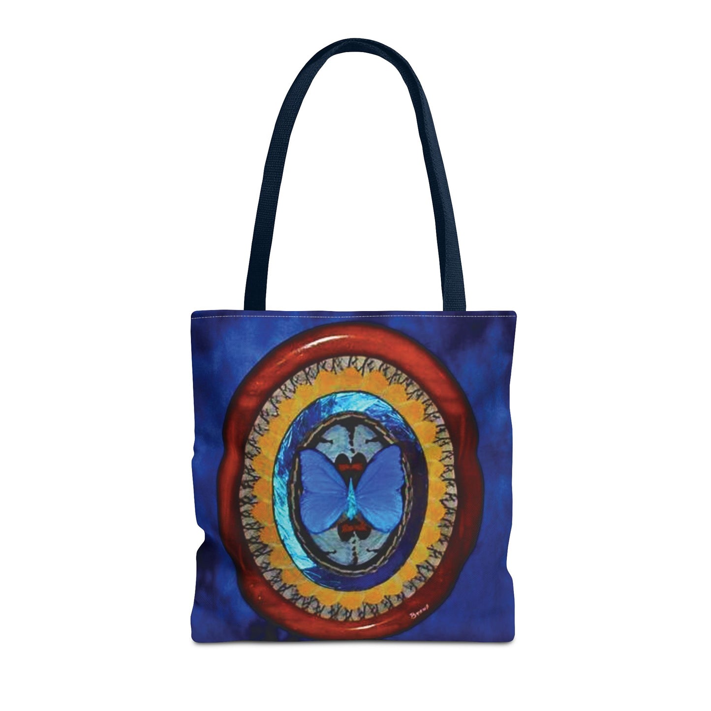 Real Oval Butterfly Wing Art Tote Bag - 3 Sizes