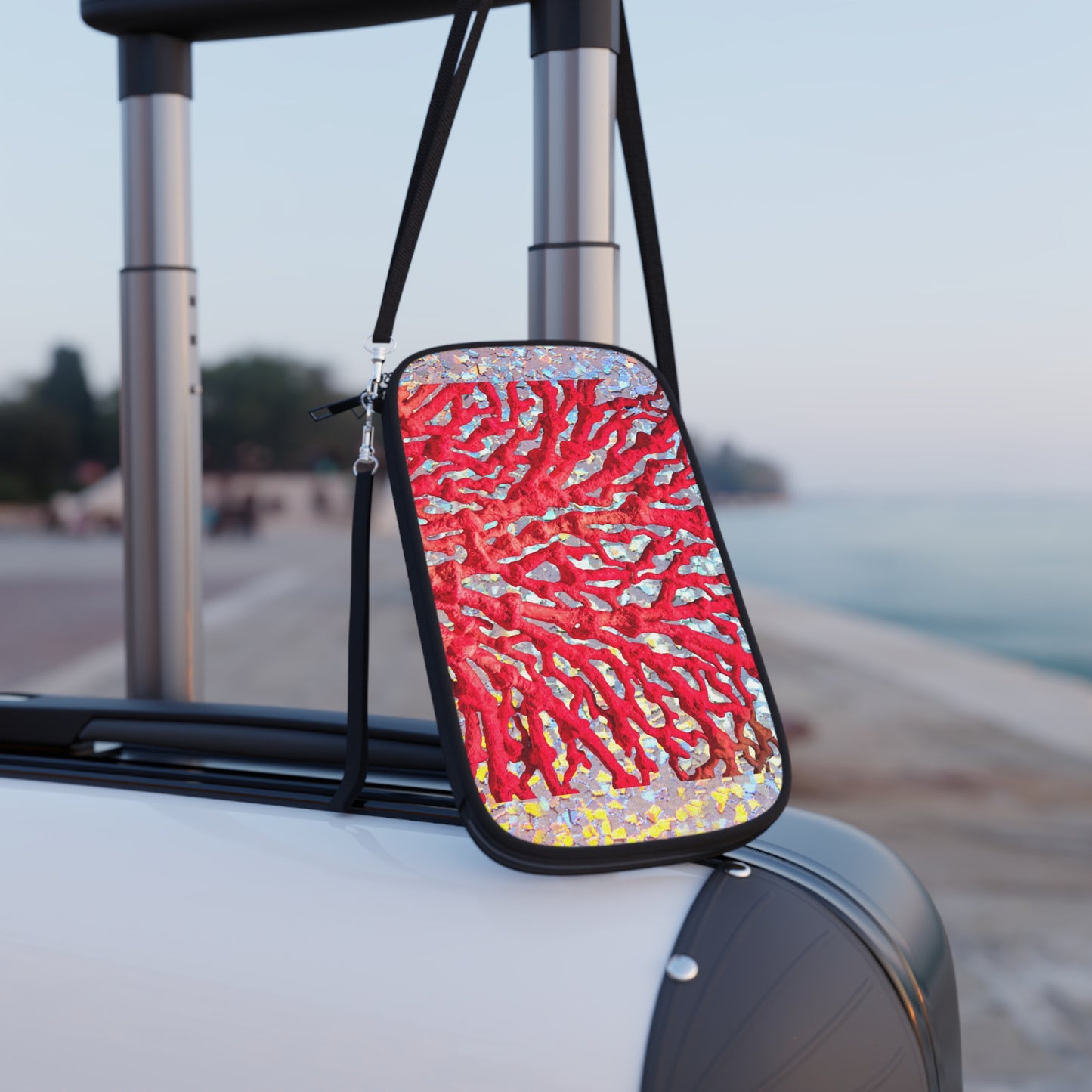 Passport Wallet – Perfect for Travelers & Adventurers / Disco Red Coral