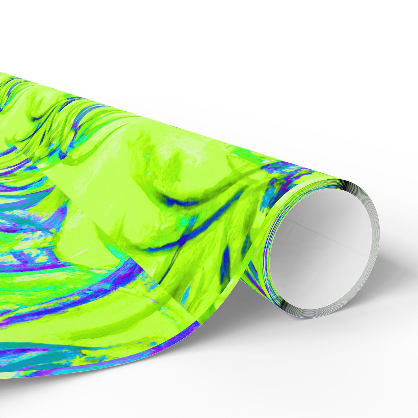 Wrapping Paper - Tropical Gift Wrap for All Occasions, 3 Sizes/2 Finishes / Tropical Doodles, Lime