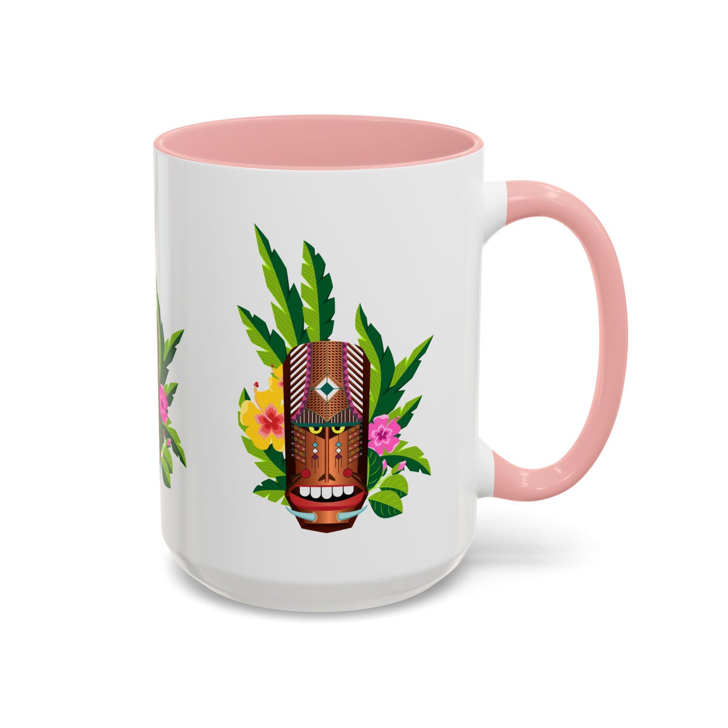 Accent Coffee Mug (11, 15oz), 8 Colors - Tiki Boss Loika