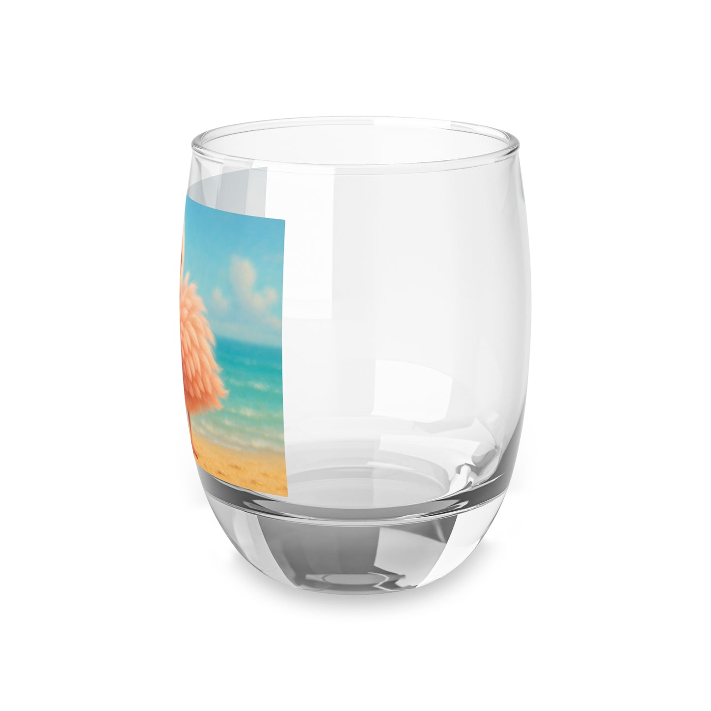 Whiskey Glass, Baby Flamingo