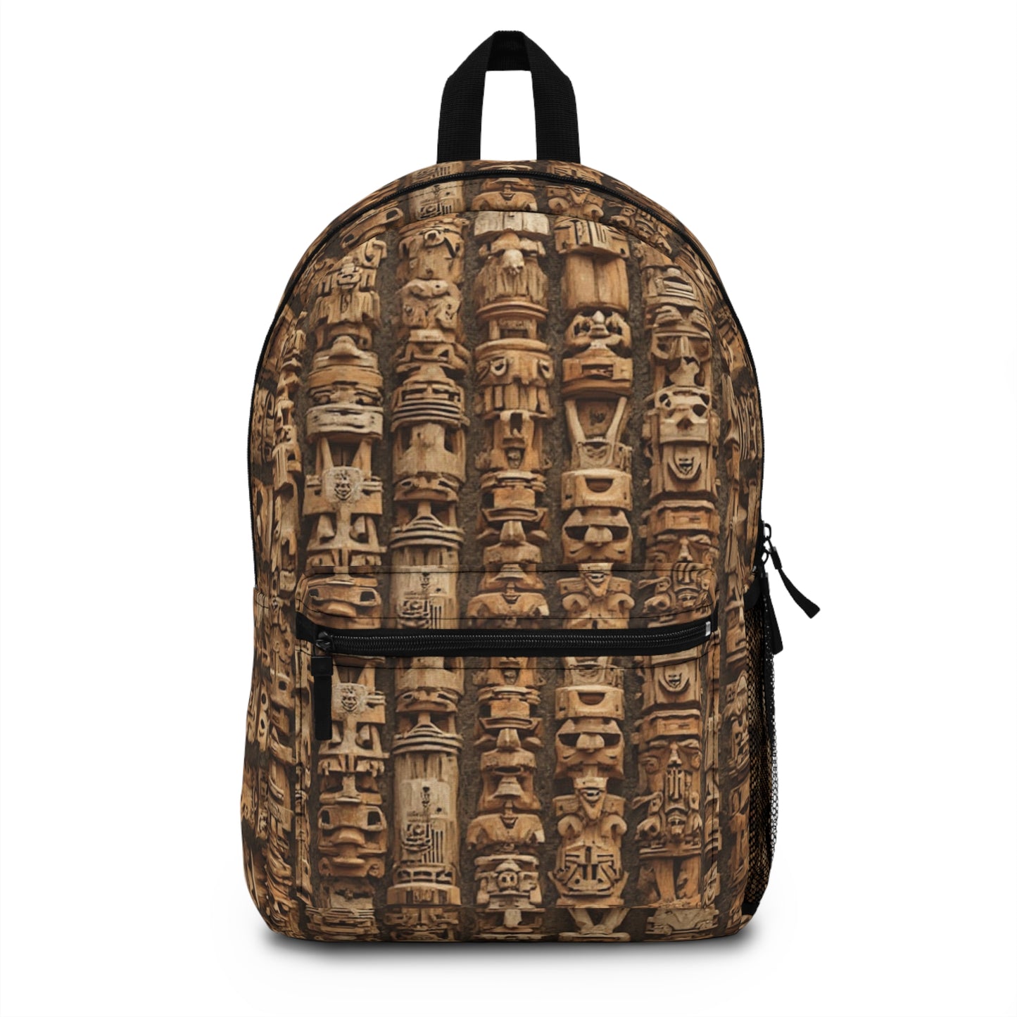 Tropical Backpack  / Ancient Tiki Totems