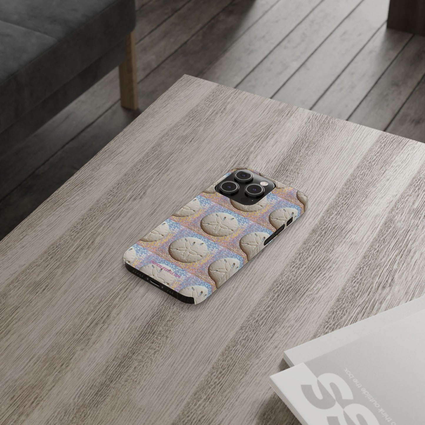 Slim Phone Cases - Disco Sand Dollar