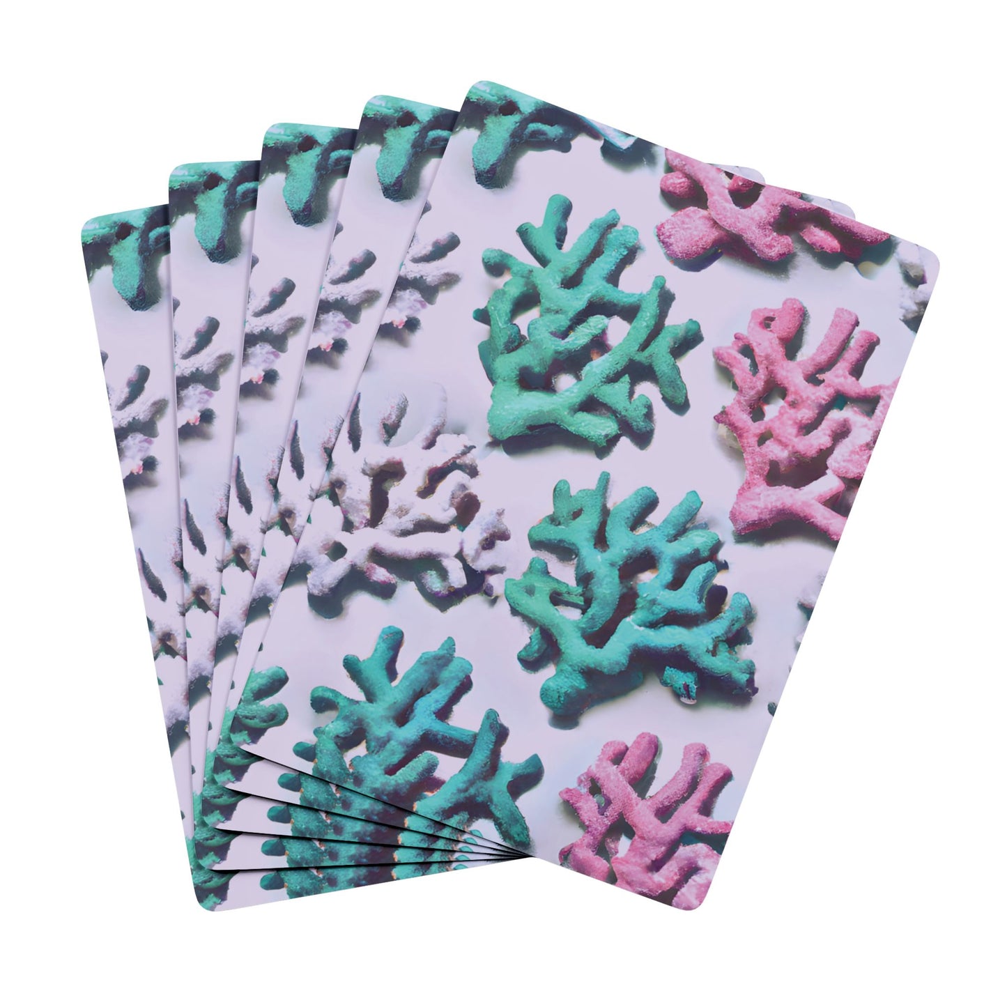 Poker Playing Cards - Corals Lilac