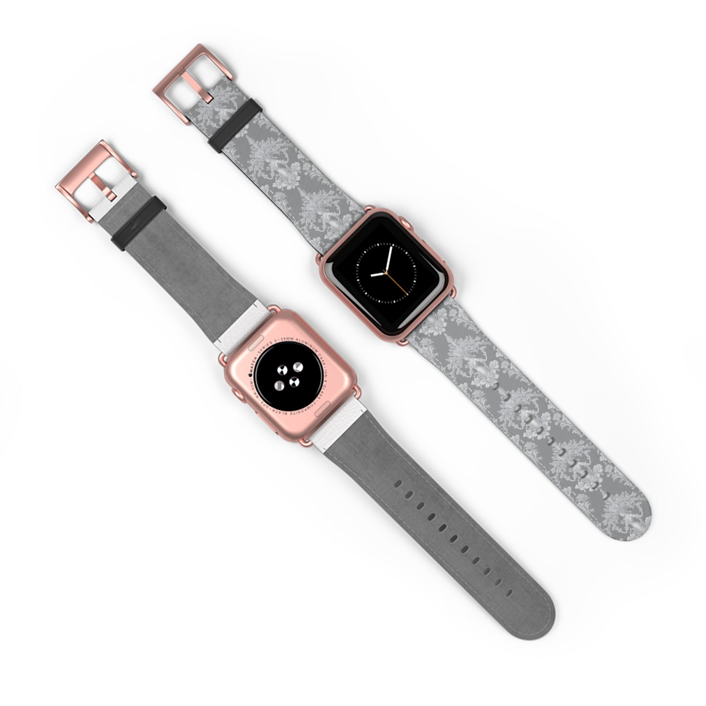 Apple Watch Band - Pearl Lady Toile, slate