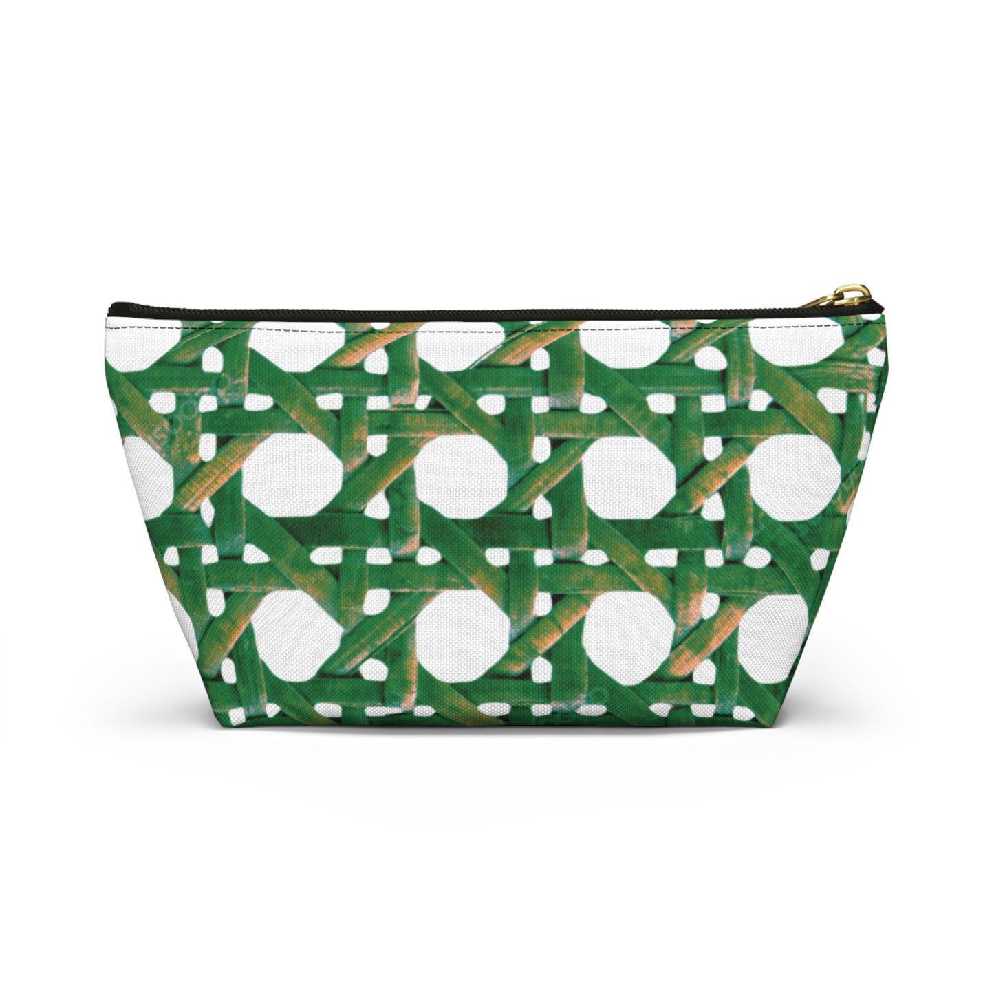 Tropical Accessory Pouch, 2 sizes | Makeup Bag | Perfect for Travel & Everyday Use / Beach Chair Wicker, Green
