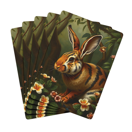Poker Playing Cards - Rainforest Rabbit