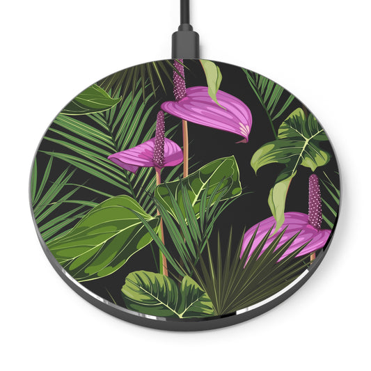 Wireless Charger - Anthurium and Palm