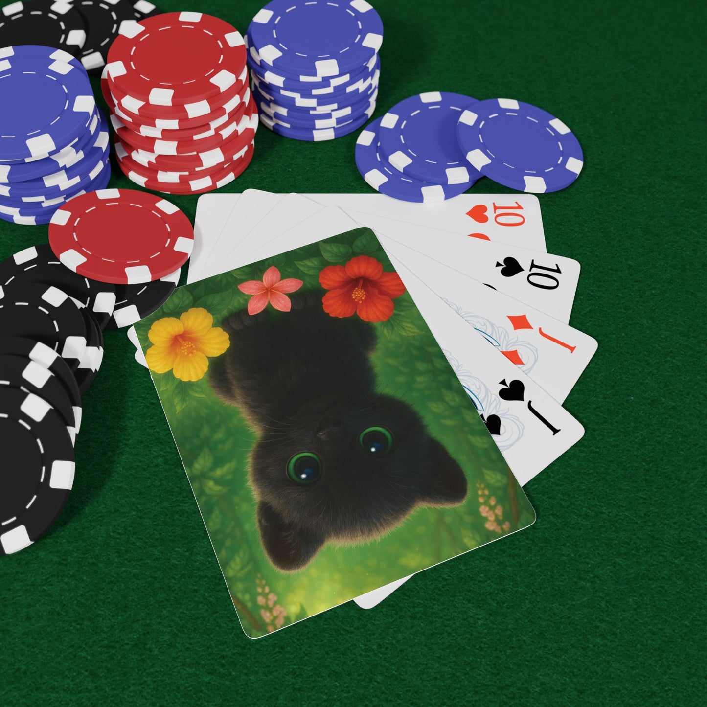 Poker Playing Cards - Baby Black Panther