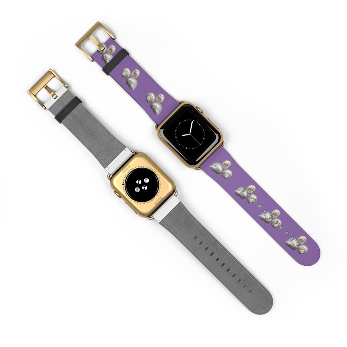 Apple Watch Band - Nautilus Shell Trio, lt. purple