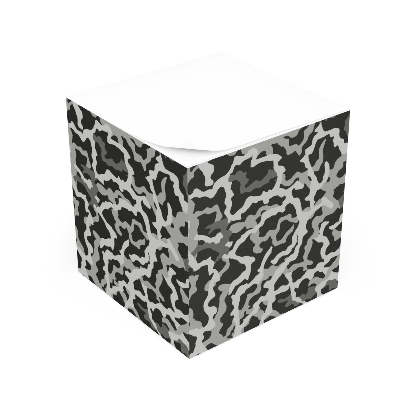 Note Cube - Coral Threads, Noir