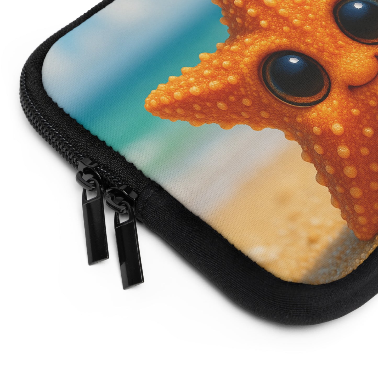 Tropical Laptop Sleeve, 5 Sizes - Perfect for Beach Lovers & Students / Baby Starfish