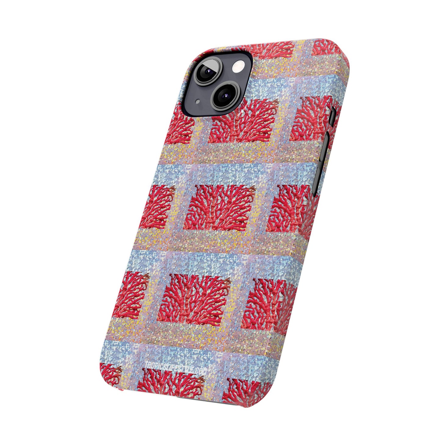 Slim Phone Cases - Disco Red Coral