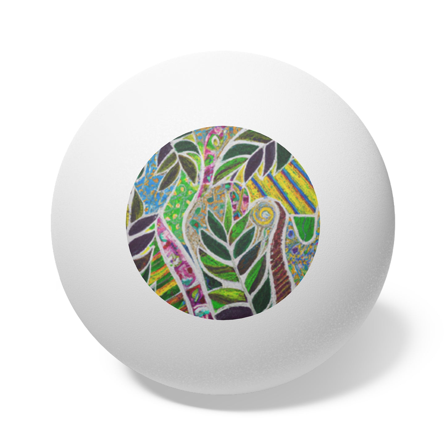 Tropical Paradise Ping Pong Balls - 6 Pack with Amazon Whimsy