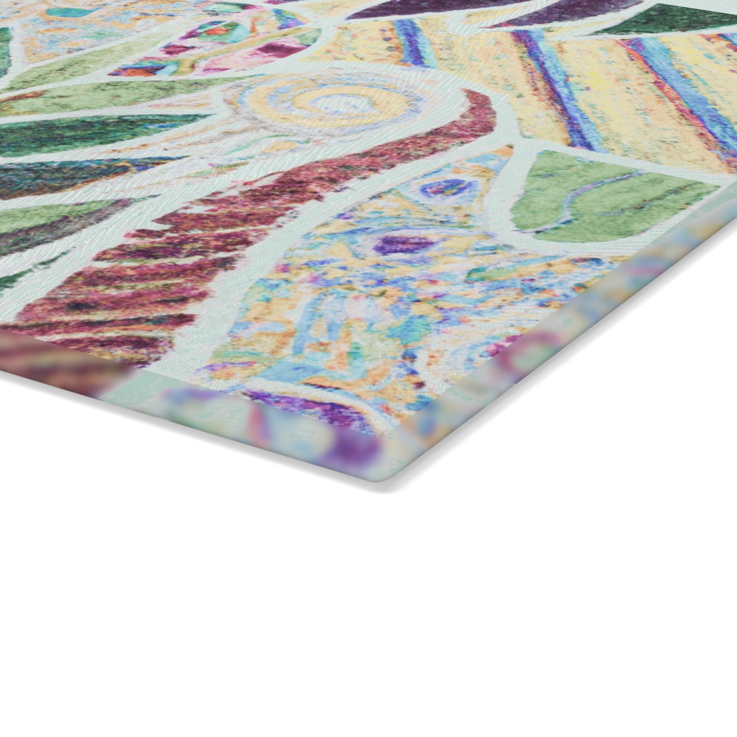 Glass Cutting Board, 2 sizes - Amazon Whimsy, Vintage