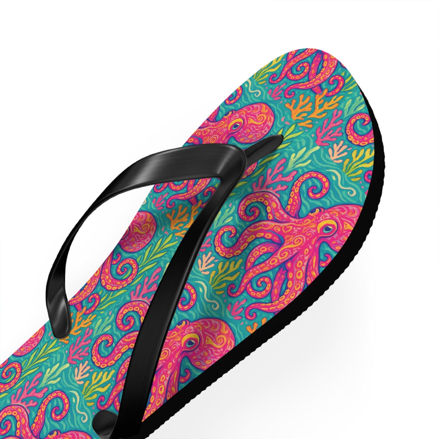 Flip Flops - Red Kraken Joe