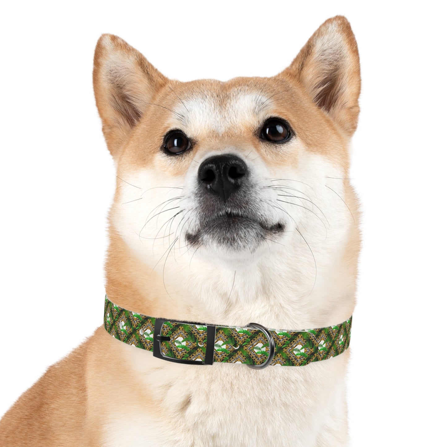 Dog Collar - Jungle Luxe White