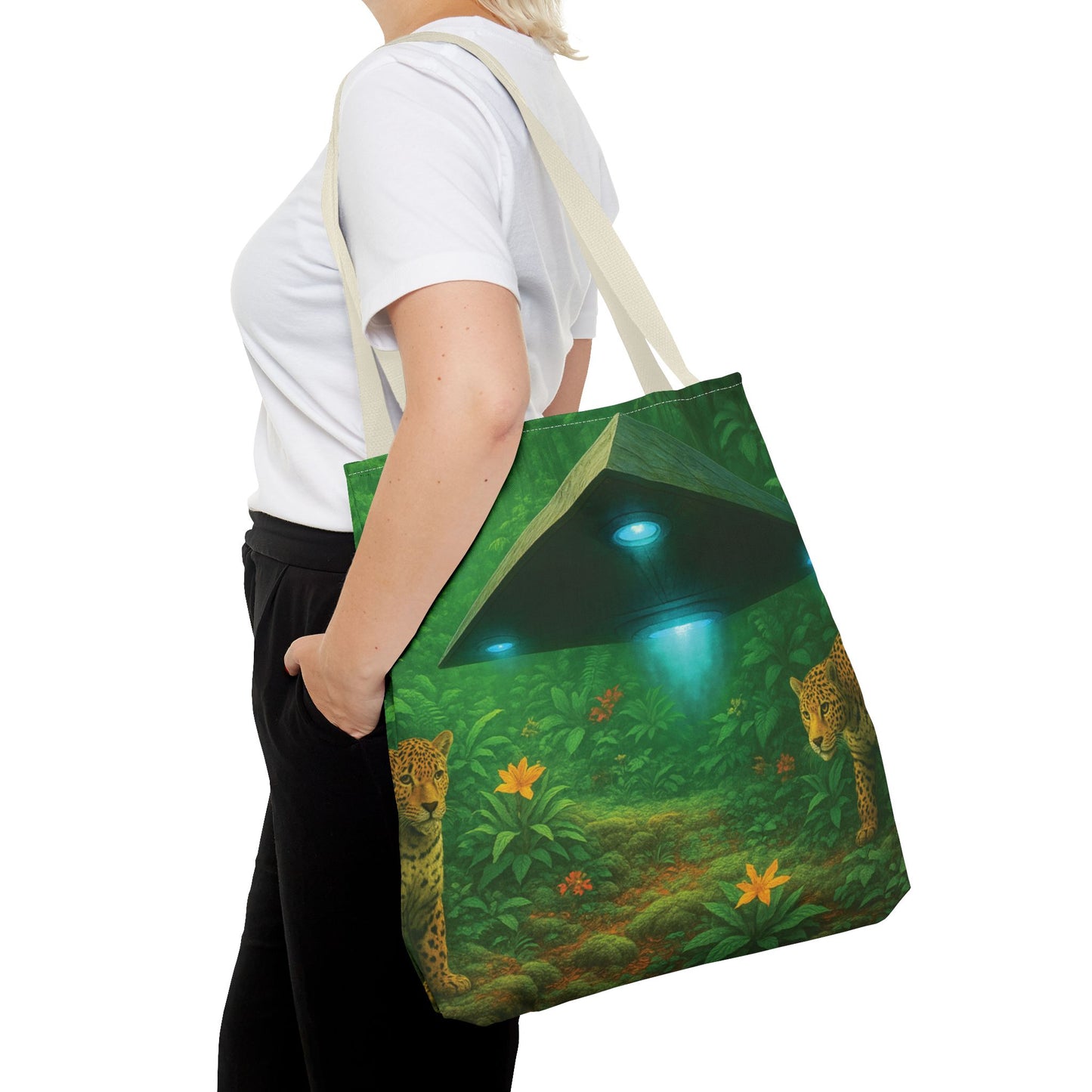 UFO and Jaguars Tote Bag - 3 Sizes