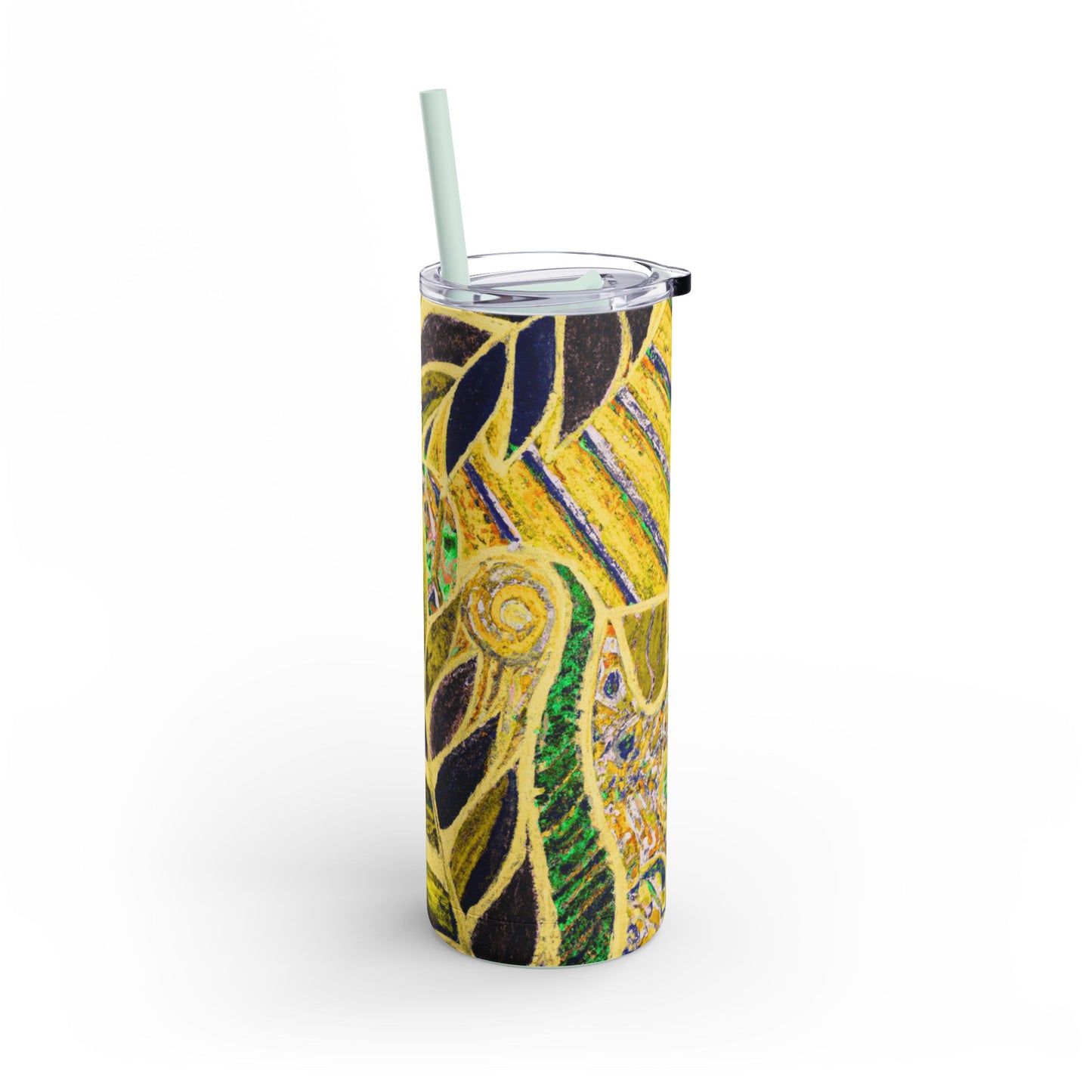 20oz Matte Tumbler, 7 Colors - Stylish Travel Cup - Amazon Whimsy, Yellow