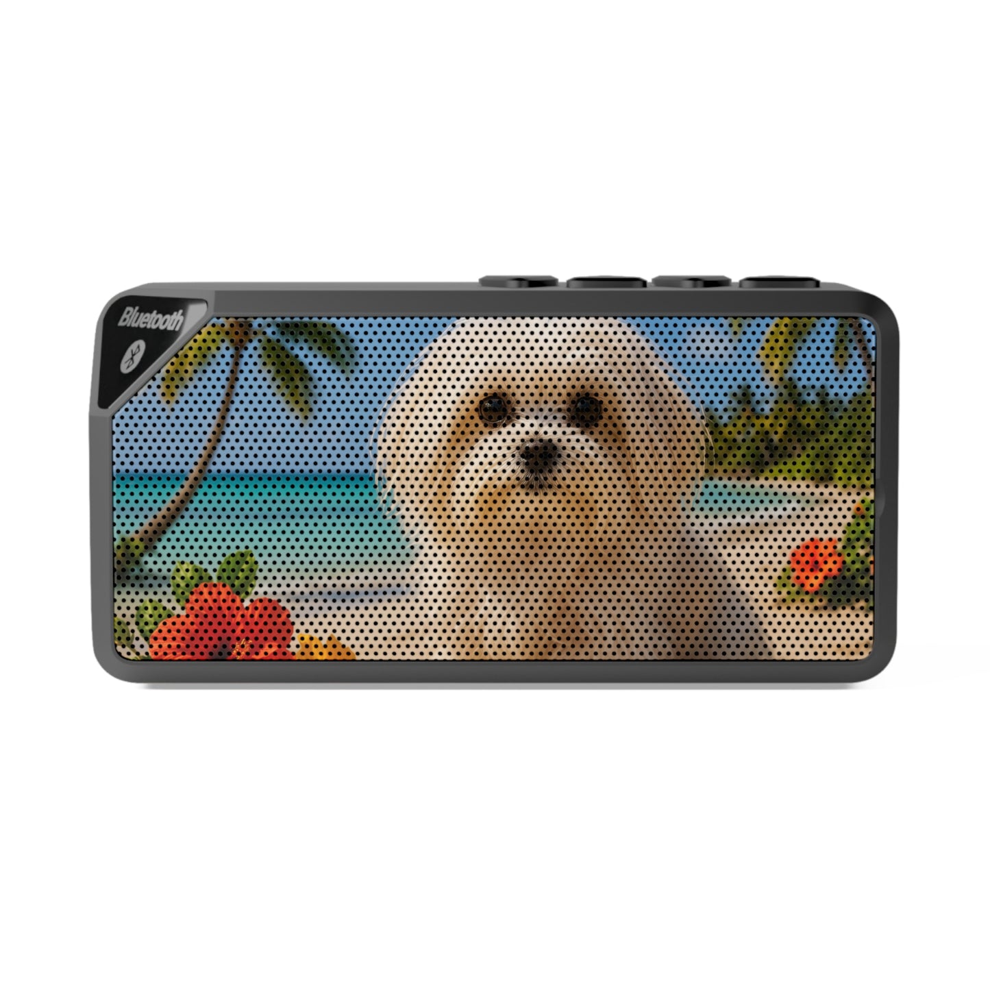 Jabba Bluetooth Speaker - Portable Sound Experience / Puppy Ariel on the Beach
