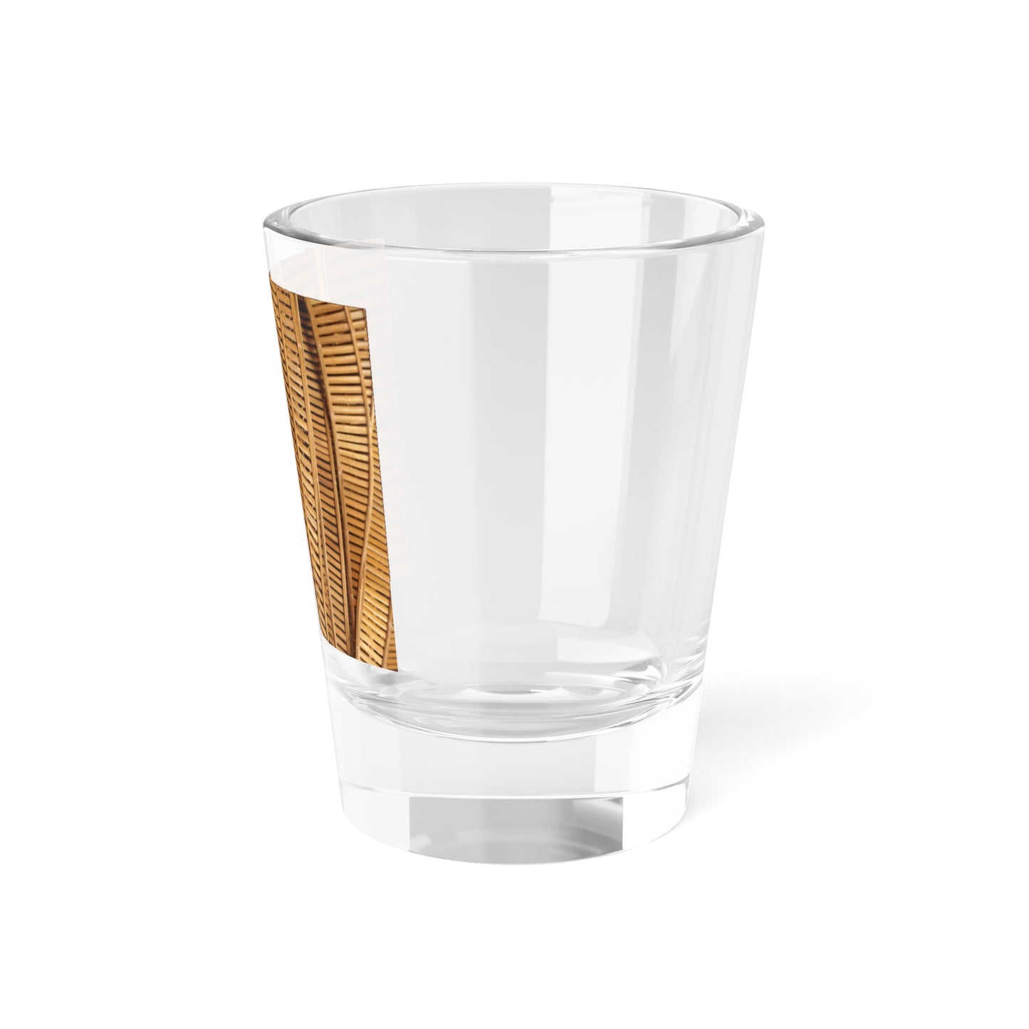 Clear Shot Glass, 1.5oz - Natural Bamboo Flow