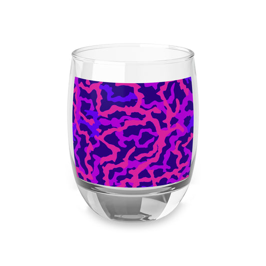 Whiskey Glass, Coral Threads/Heatwave