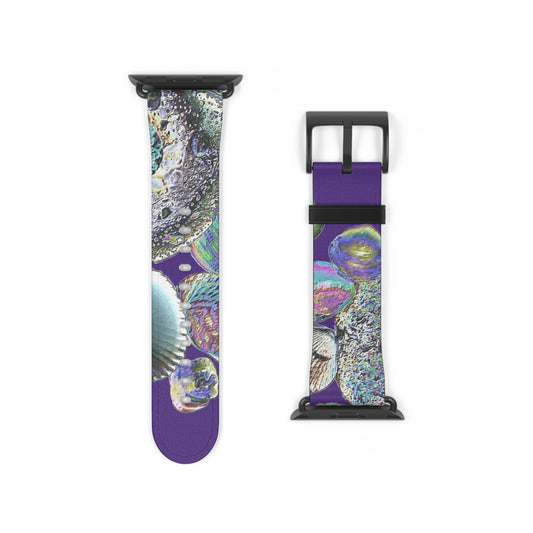 Apple Watch Band - Heatwave Seashell Collection, purple