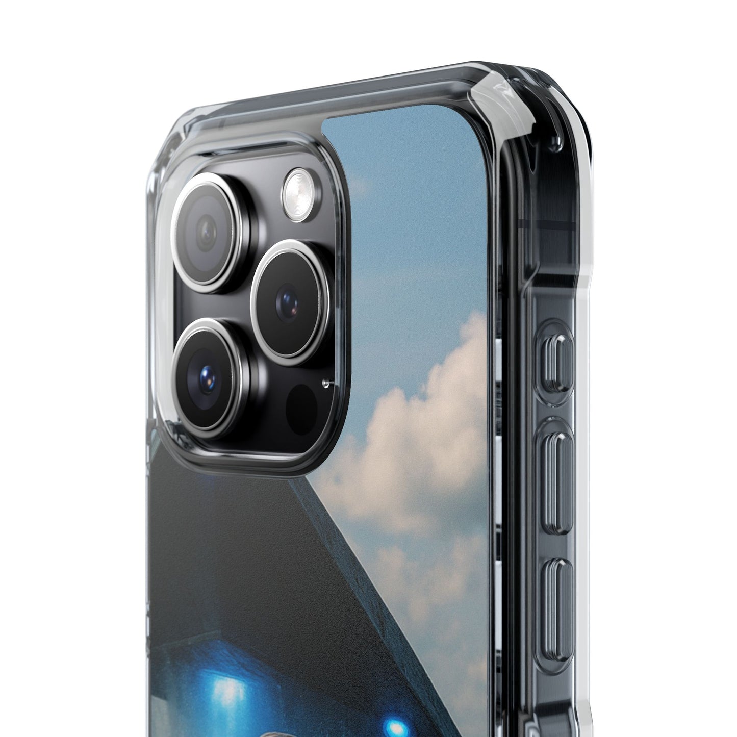 UFO and Dolphin Magnetic Clear Phone Case, Many Models