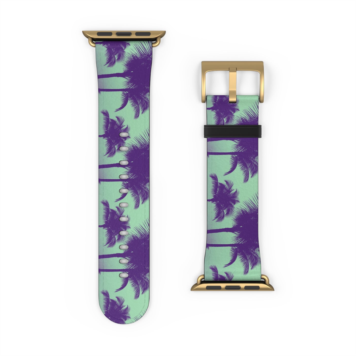 Apple Watch Band - Tropical Palm Glow Minty