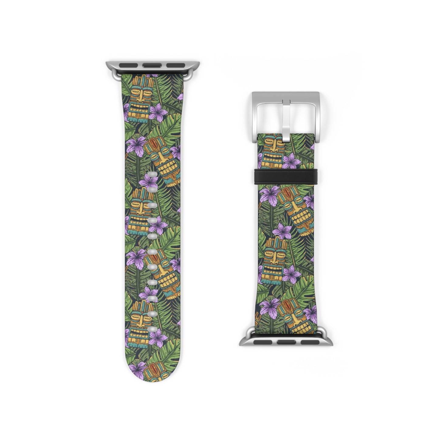 Apple Watch Band - Tiki Purple Greenery