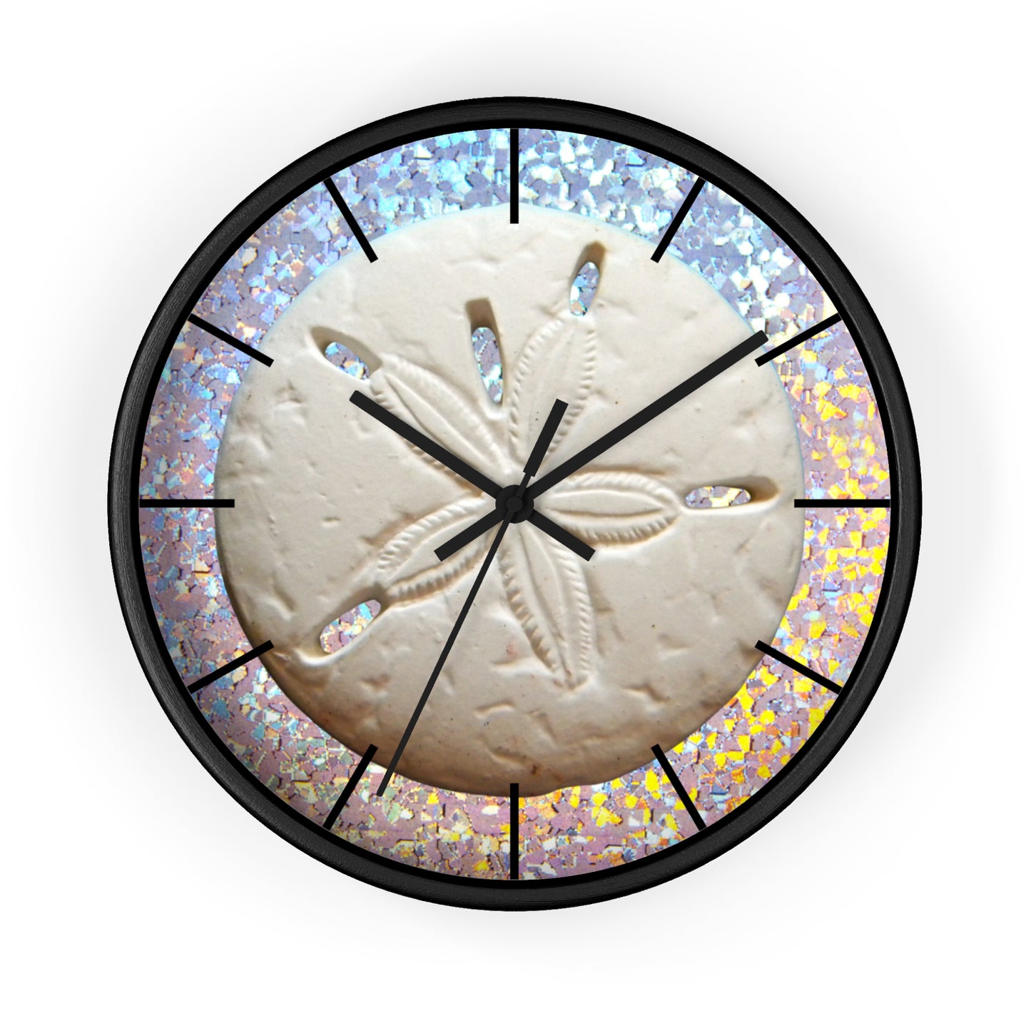 Wall Clock, Disco Sand Dollar, Hands/Base Variants