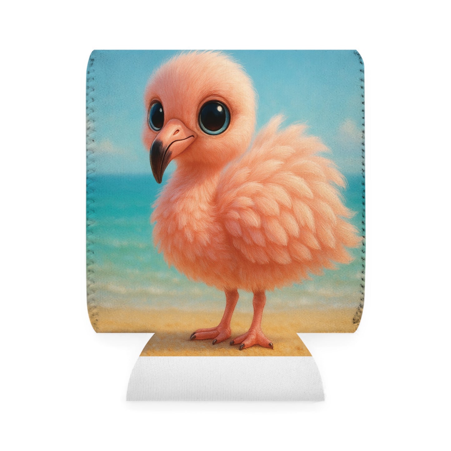 Baby Flamingo Can Cooler Sleeve - Perfect for Outdoor Picnics
