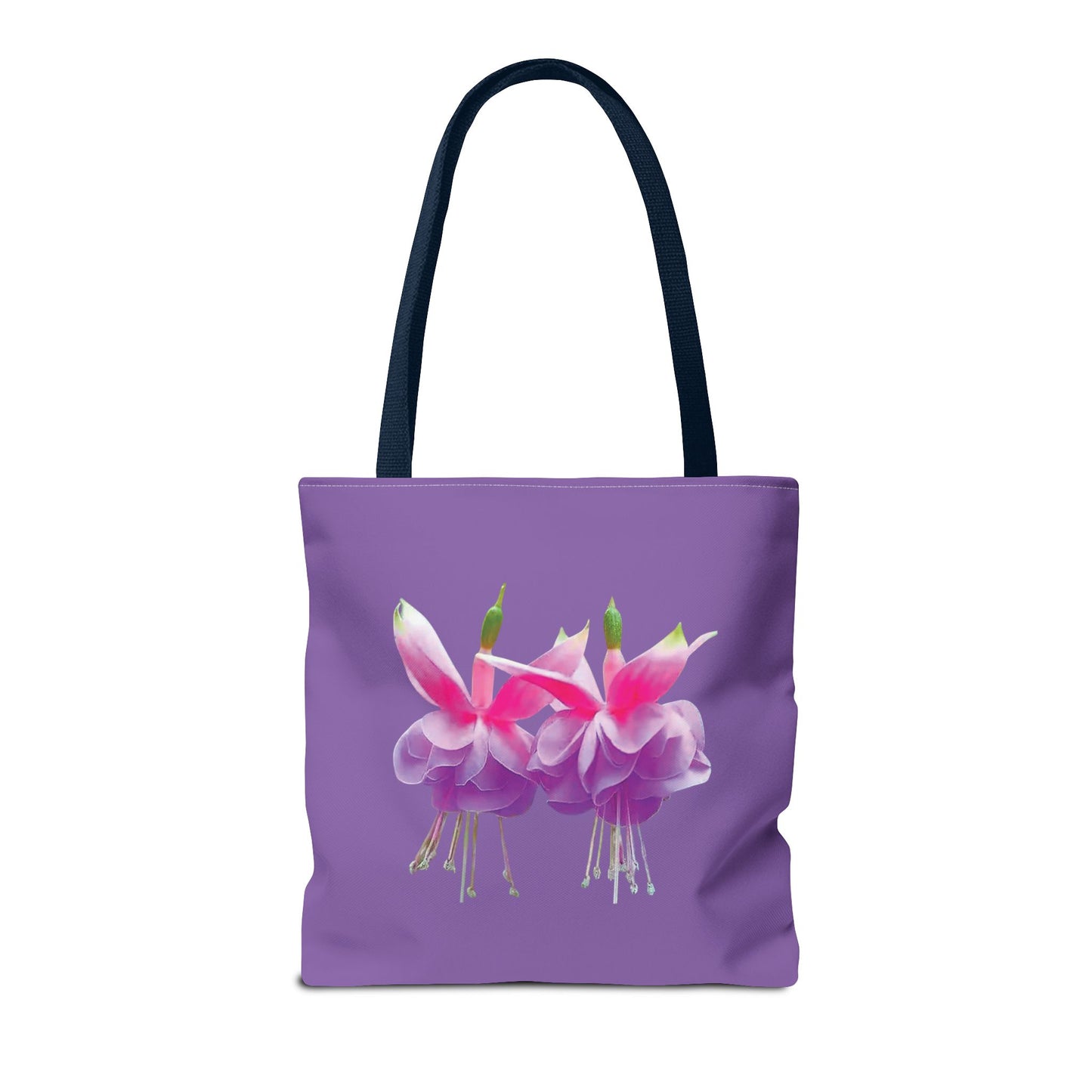 Tropical Real Two Fuchsias/Lt. Purple Tote Bag - 3 Sizes