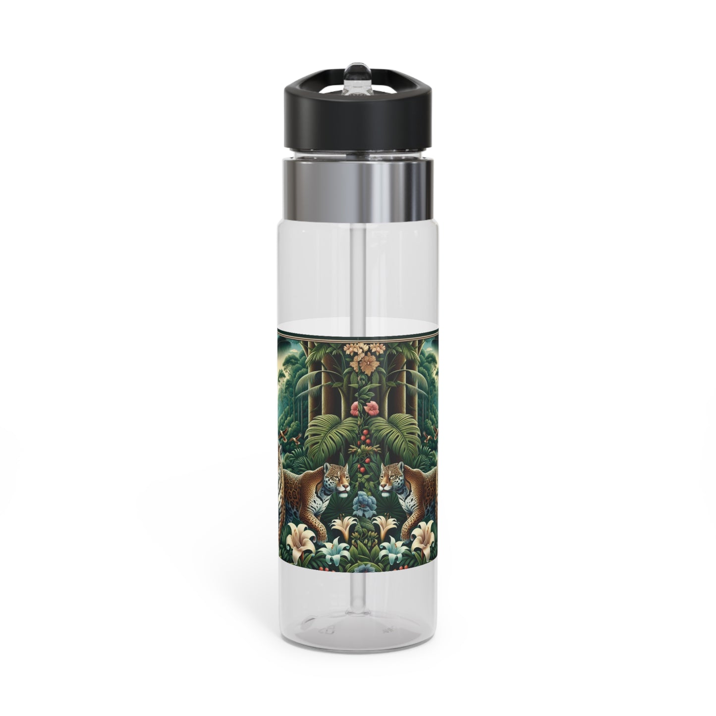 Tropical 20oz Tritan Sport Water Bottle -  Leakproof, Lightweight, BPA-Free / Rainforest Rumble