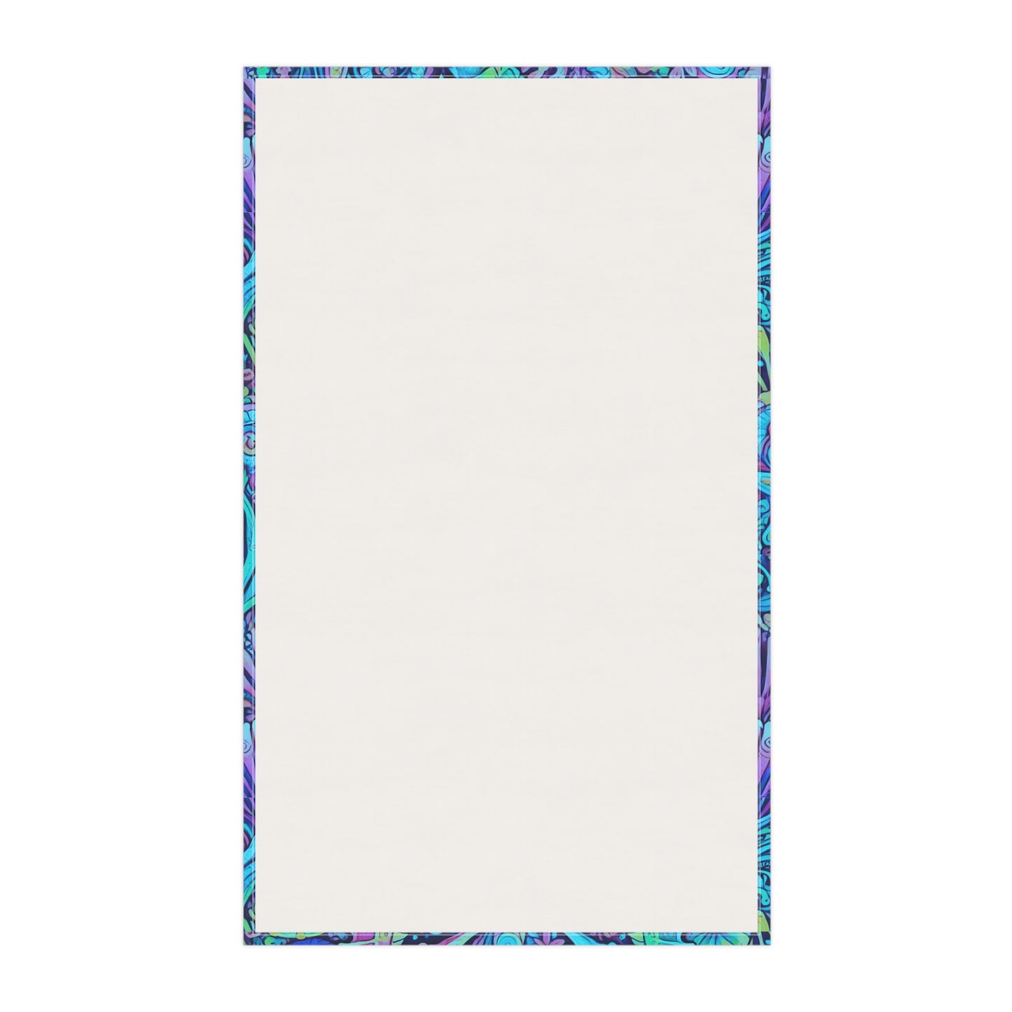 Tea Towels (cotton, poly), Seahorse Trio, Turquoise Pop