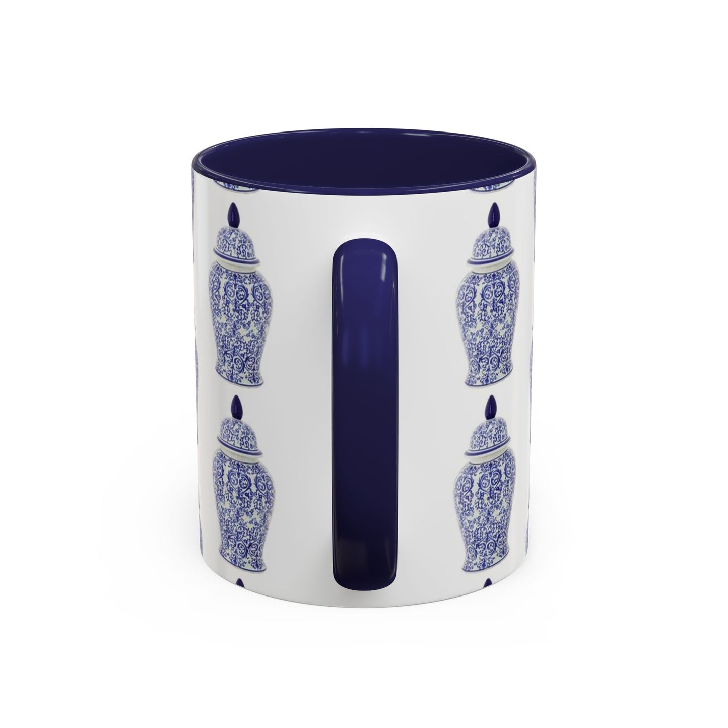 Accent Coffee Mug (11, 15oz), Blue Ginger Jar, Various Colors