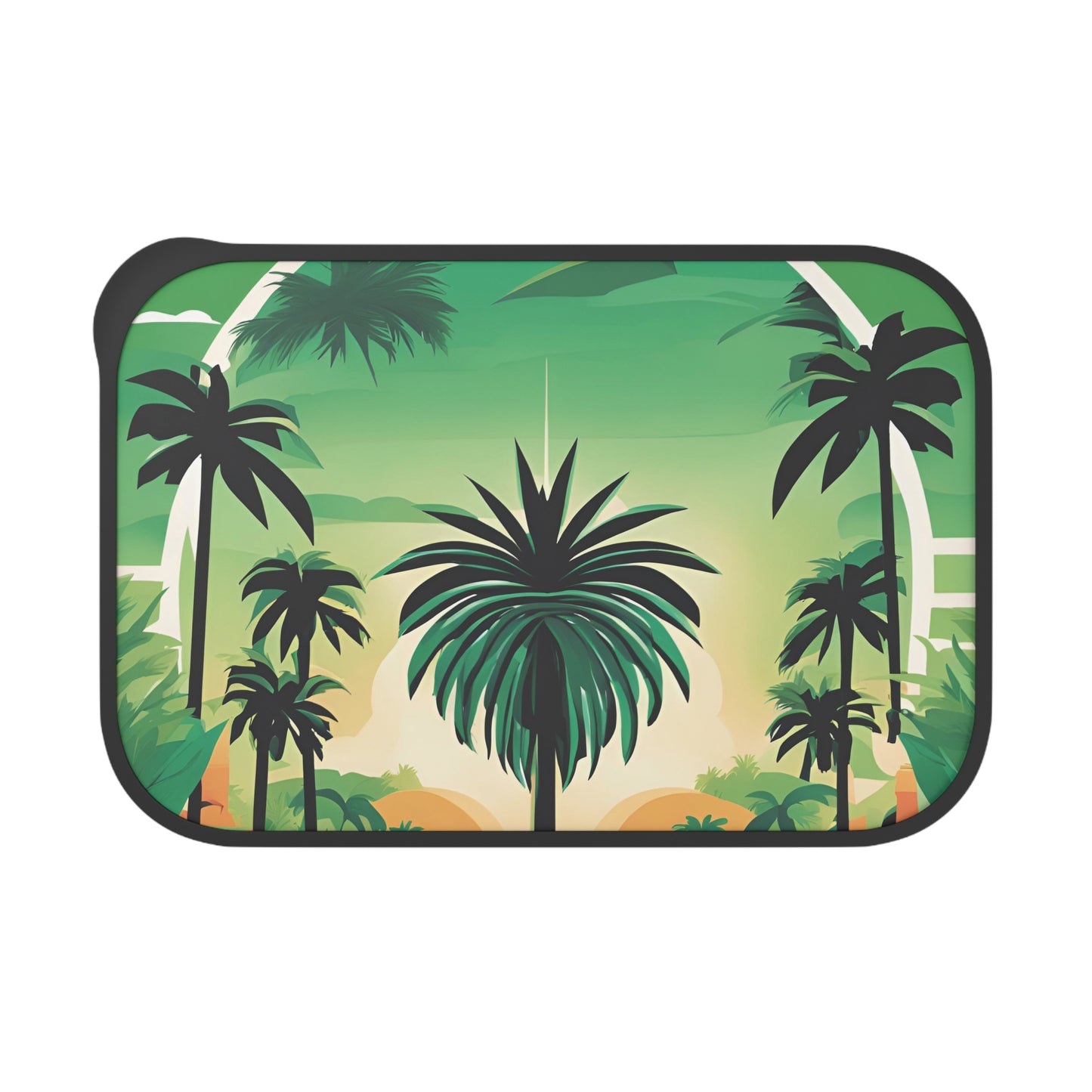 Bento Box with Utensils - Pretty Texas Palms