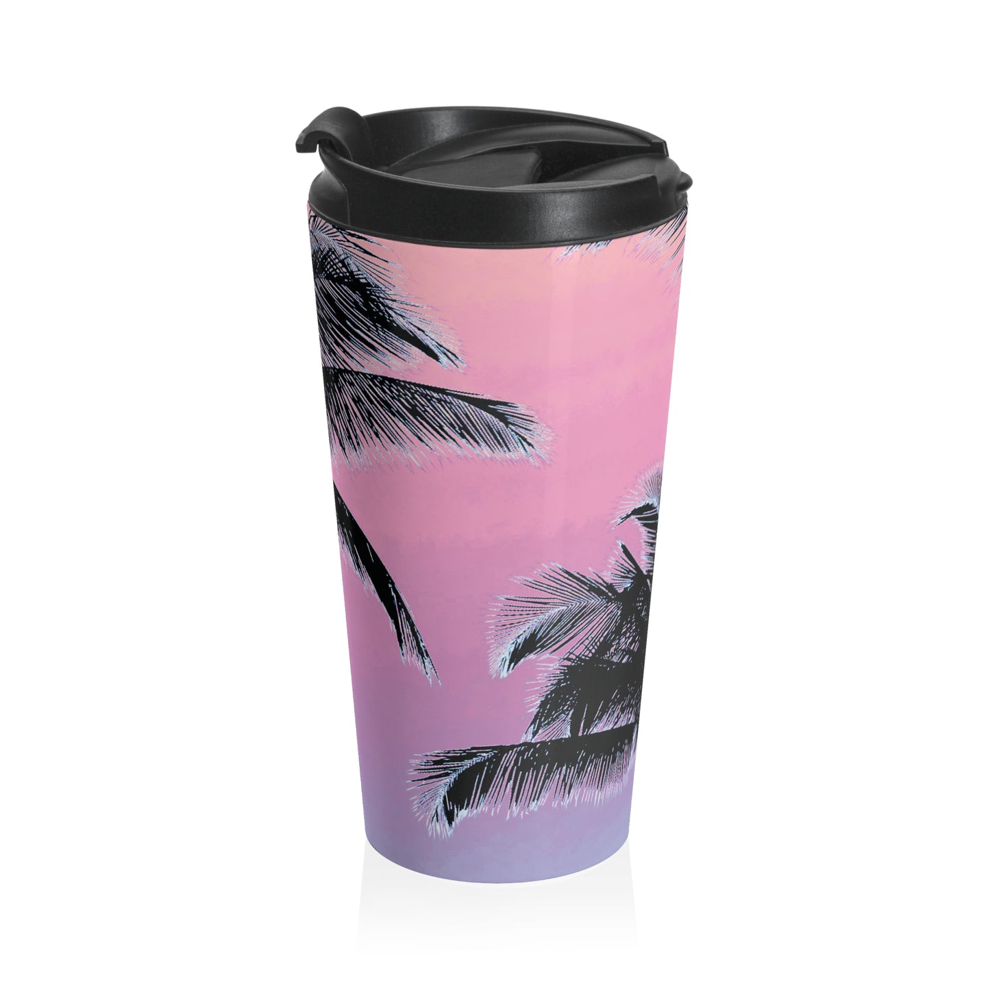 15 oz. Stainless Steel Travel Mug / Palm Glow Pastels